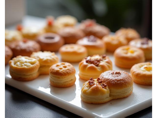 方位パンのロゴが入った企業イベント向けケータリングパン